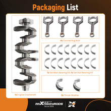 Laad de afbeelding in de galerijviewer, Engine CrankshaftConnecting RodsBearings compatible for BMW N20 320i 328i 528i 2.0L