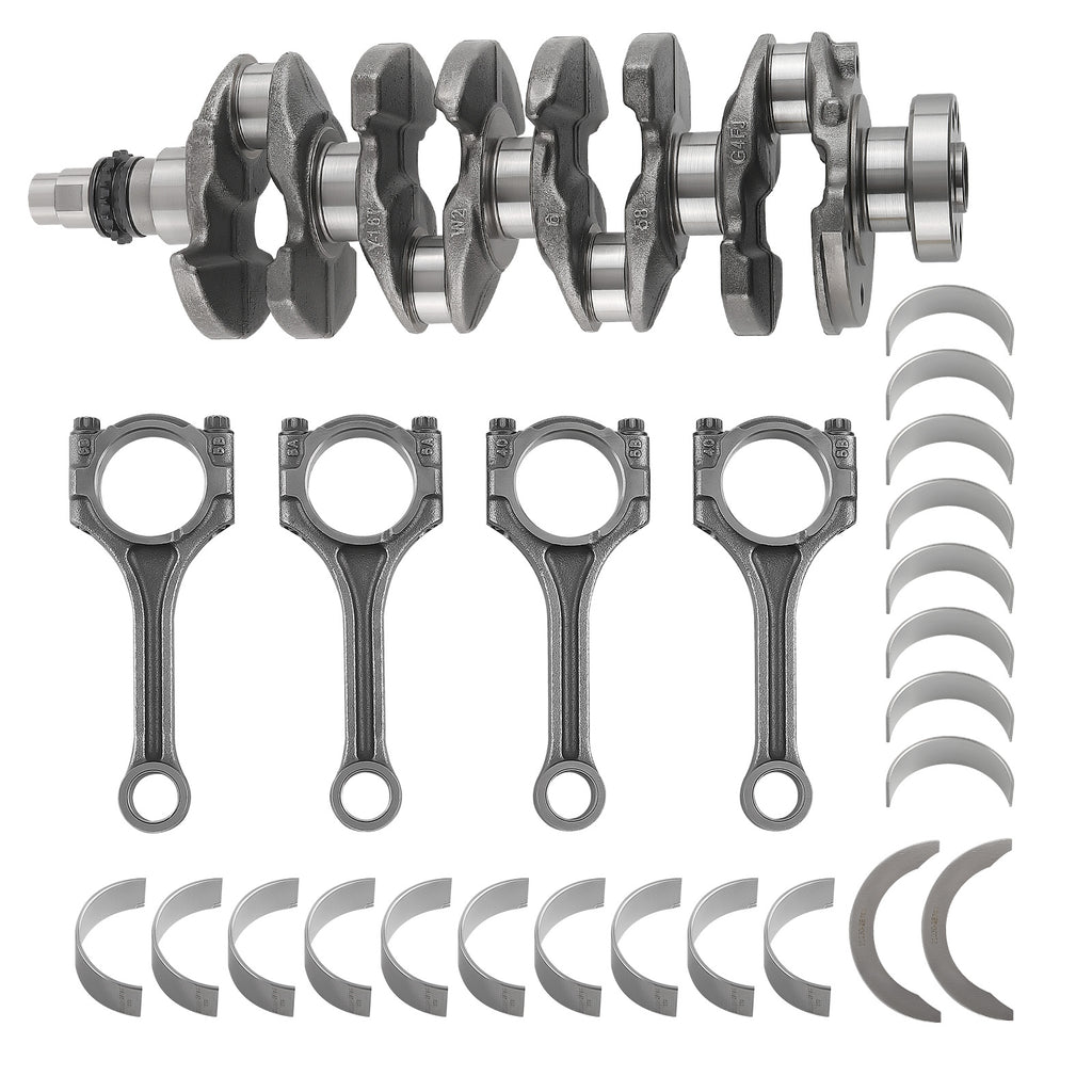 Crankshaft Kit geschikt voor Hyundai Kia G4FJ 1.6T 23110-2B710 Connecting Rod Bearing Set