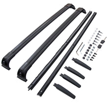 Laad de afbeelding in de galerijviewer, Roof Rails Rack Cross Bars Kit geschikt voor Range Rover Sport L320 2005-2013 Black