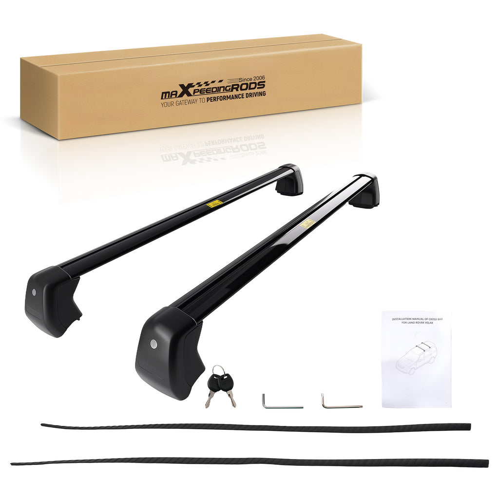 Aluminium Black Roof Rack geschikt voor Jaguar F-Pace X761 2015-2023 Cross Bar 45KG