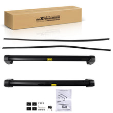 Laad de afbeelding in de galerijviewer, Black Aluminium Roof Cross Bars Pair Storage geschikt voor Land Rover Defender 90 L663 20+