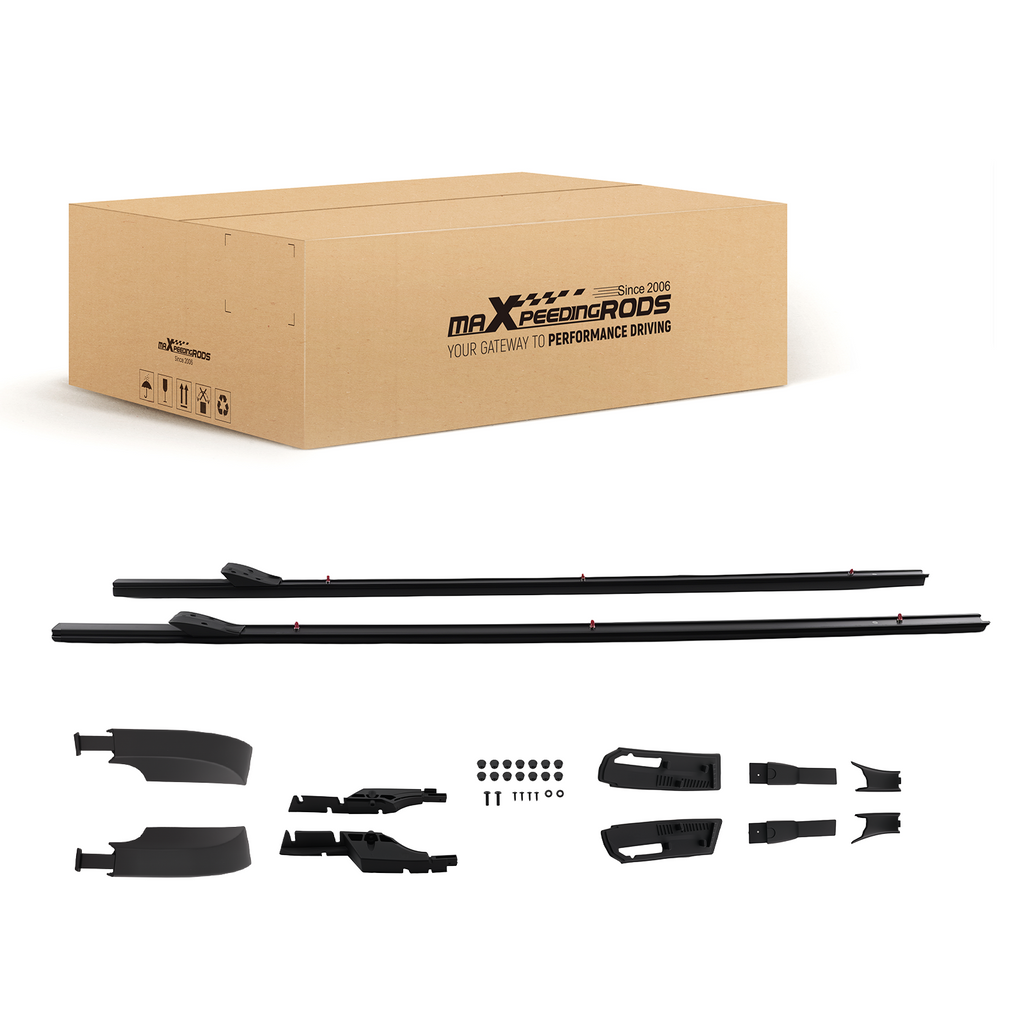 Aluminium Extended Roof Rail Bars Black geschikt voor Land Rover Discovery 3/4 2004-2018