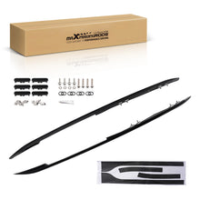 Laad de afbeelding in de galerijviewer, Pair voor 2017+ geschikt voor Land Rover Discovery 5 L462 Roof Rails Rack Bars Aluminium Black