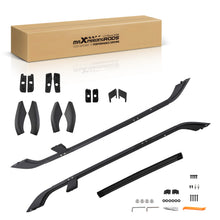 Laad de afbeelding in de galerijviewer, Roof Rack Side Rails Cross Bars Black geschikt voor Land Rover Freelander 2 2006-2014