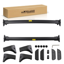 Laad de afbeelding in de galerijviewer, Black Top Roof Cross Bars Luggage Carrier geschikt voor Mitsubishi Outlander 2013+