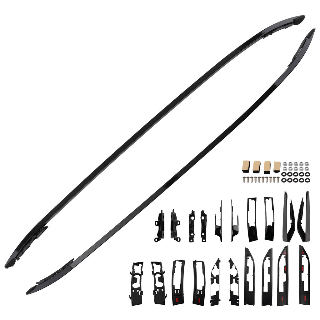 Black Aluminium Roof Rails Rack Bars geschikt voor Range Rover Evoque 2011+ L538