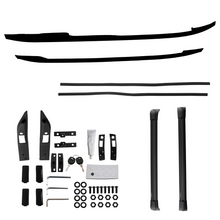 Laad de afbeelding in de galerijviewer, Roof Rack Rails Cross Bars Aluminium Black geschikt voor Range Rover Evoque L538 2011-2019
