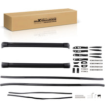 Laad de afbeelding in de galerijviewer, Black Cross Bar Set geschikt voor Range Rover L405 2013-2022 Aluminium Roof Rail