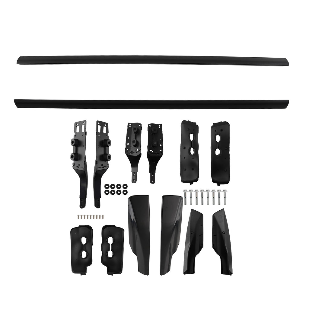 Black Aluminium Roof Rails Bars Set geschikt voor Toyota RAV4 MK3 2006-2012 2PCS