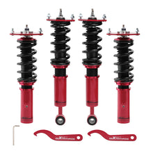Laad de afbeelding in de galerijviewer, geschikt voor Mitsubishi 3000GT geschikt voor AWD Schroefset Ophanging Strut 24 Way adj Damper Lowering Kit