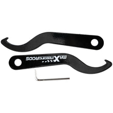 Laad de afbeelding in de galerijviewer, 2x Staal verstelbare spanner wrench voor performance schroefsets black