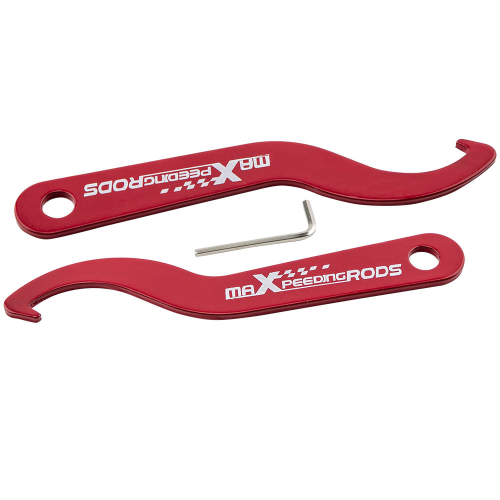 2x Staal Verstelbare Wrench voor Performance Schroefsets Red