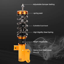 Laad de afbeelding in de galerijviewer, Compatible for Chevrolet Camaro V8 2012-2015 Adj. Damper Shock Absorbers Complete Coilovers  lowering kit
