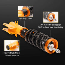 Laad de afbeelding in de galerijviewer, Compatible for Chevrolet Camaro V8 2012-2015 Adj. Damper Shock Absorbers Complete Coilovers  lowering kit