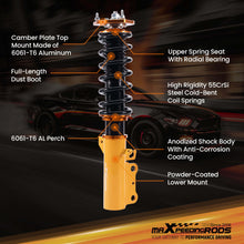 Laad de afbeelding in de galerijviewer, Maxpeedingrods Coilovers Suspension Kit compatible for Toyota Celica compatible for FWD 1989-1999