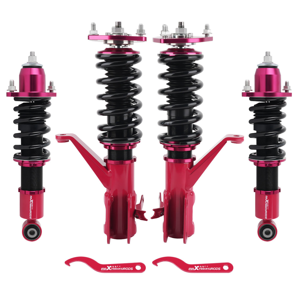 2001 - 2006 geschikt voor Honda Civic EM2 2001 2002 2003 2004 2005 Adjustable Height Complete Set Schroefsets Lowering Kit