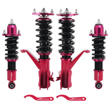 Laad de afbeelding in de galerijviewer, 2001 - 2006 geschikt voor Honda Civic EM2 2001 2002 2003 2004 2005 Adjustable Height Complete Set Schroefsets Lowering Kit