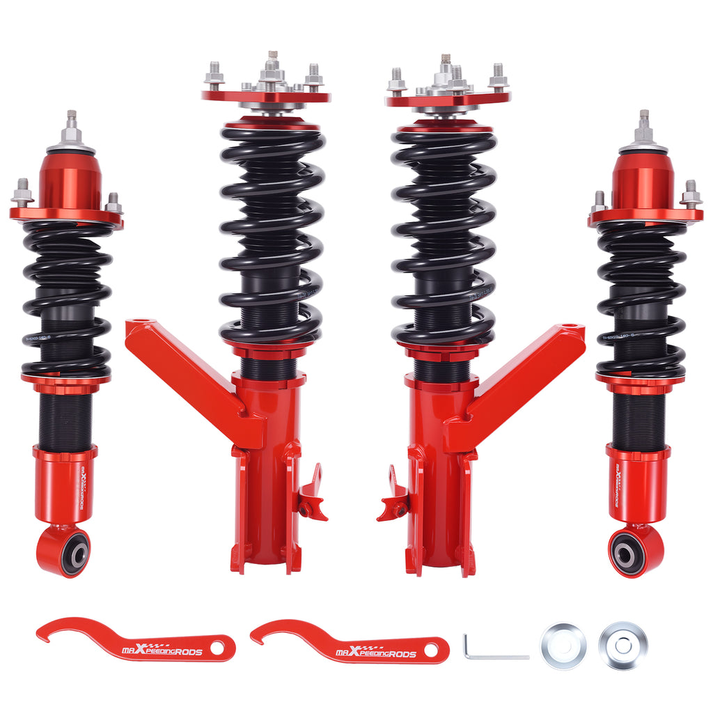 Ammortizzatori Assetto a Ghiera Regolabile compatible for Honda Civic VII ES, ET2001-2005