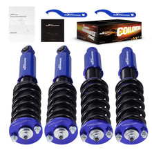 Laad de afbeelding in de galerijviewer, geschikt voor Honda CR-V Adjustable Height Shock Absorber Kit Schroefsets Blue 1996 - 2001 Lowering Kit