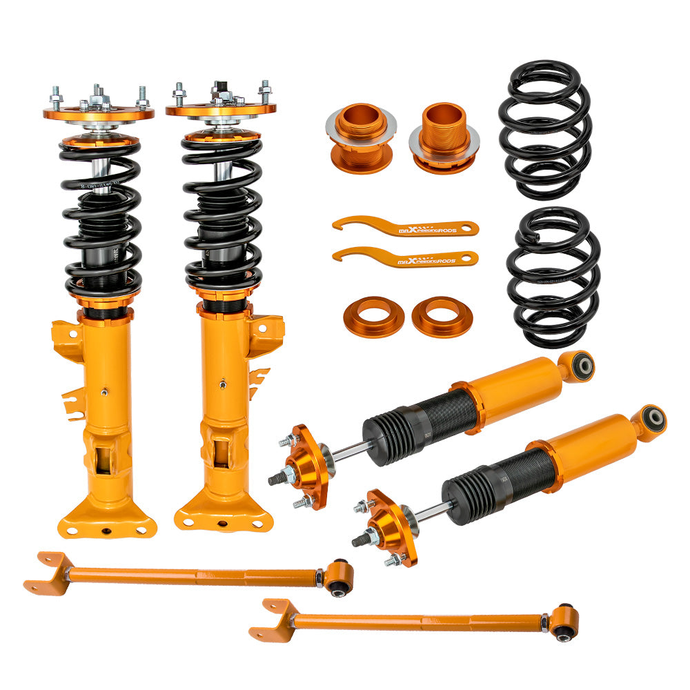 Réglable En Hauteur Coilovers compatible for Bmw Série 3 E36 318 323 325 + Bras De Choc