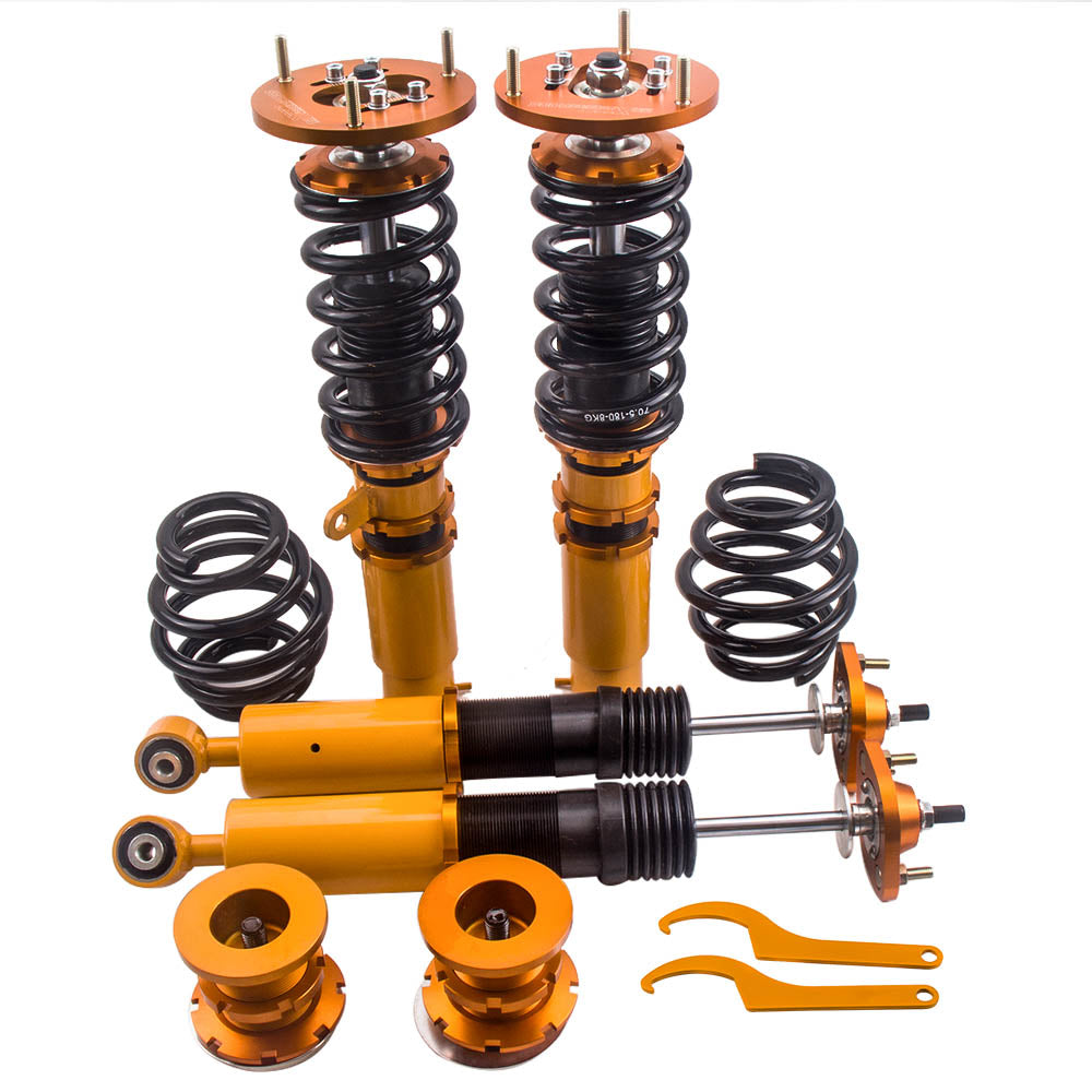 Gewindefahrwerk Set compatible for BMW E46 3er 01-05 compatible for BMW 320i 325i 325Ci 325xi 98-00 323iTieferlegung