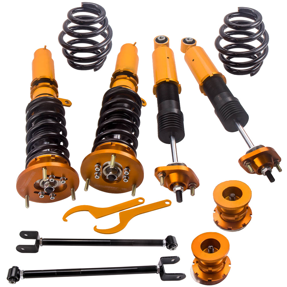 COILOVER SUSPENSION Kits Coupe Salooncompatible compatible for BMW 3 (E46) Sedán de 4 puertas 1998-2005 + Control Arms