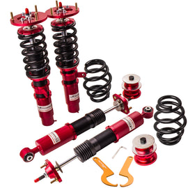 Sport schokdempers/schroefset geschikt voor BMW 3-Serie E46 1998-2006 Damping verstelbare RedLowering
