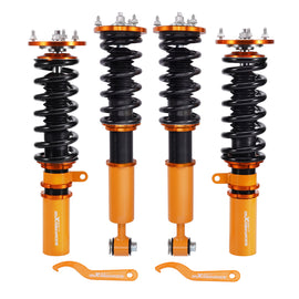 4x Schroefset Schokdempers geschikt voor BMW 5 Serie 523 525 528 530 535 540 2004-2010 verlaging shock kit