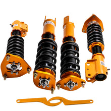 Laad de afbeelding in de galerijviewer, geschikt voor Mitsubishi Lancer EVO 7 8 9 4G63 24 Ways Adjustable Schroefset Shock Absorber Ophanging Kits Lowering Kit