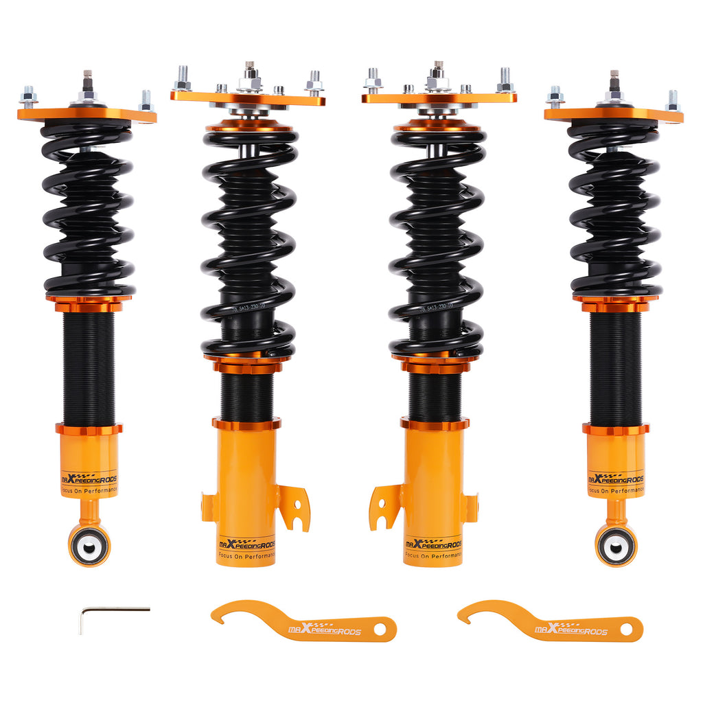 Kit de suspension amortisseurs réglable filetes compatible for Subaru Forester 2009-2013