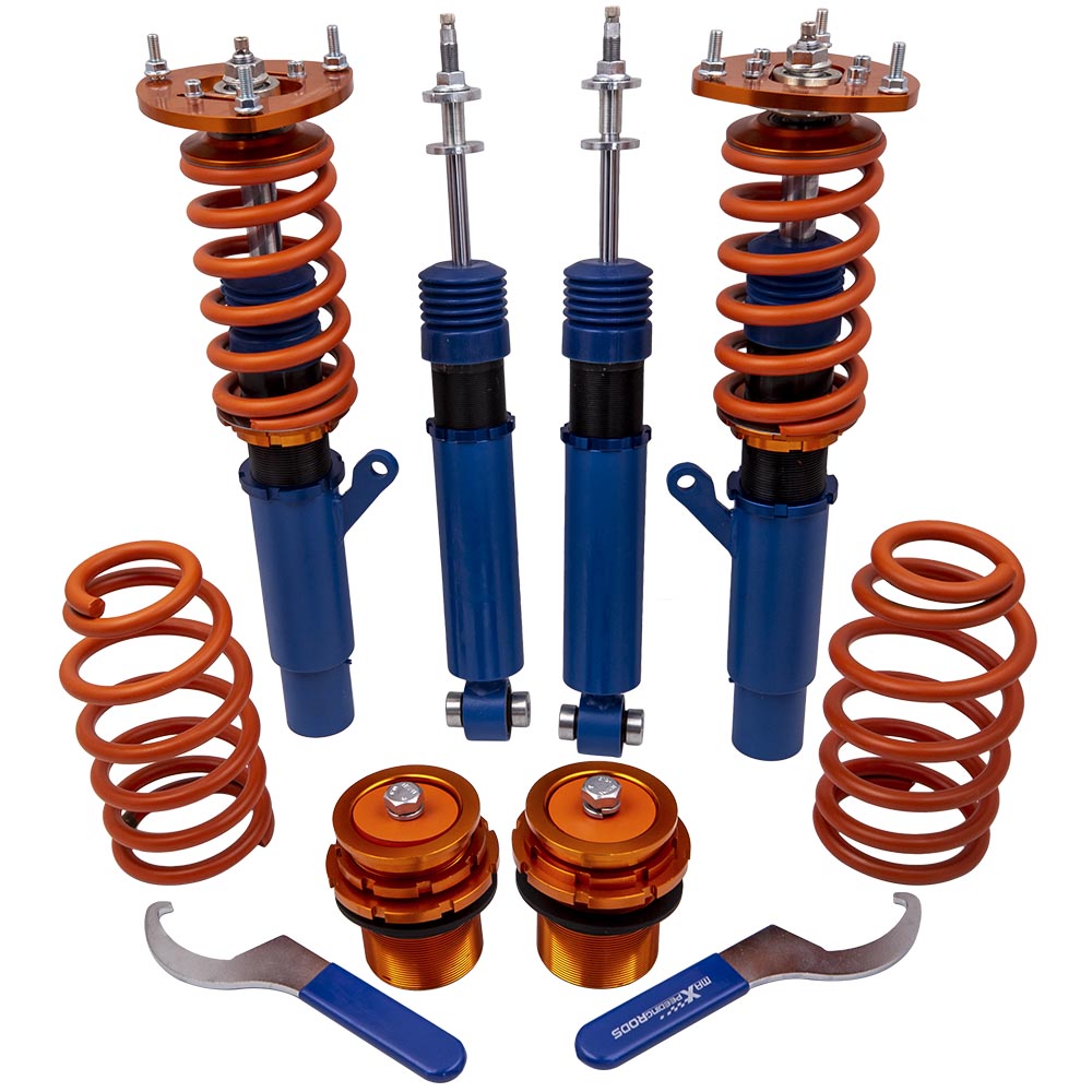 Full Set Schroefsets Struts geschikt voor Volkswagen Golf MK7 2016-2019 Damper Adjustable Lowering Kit