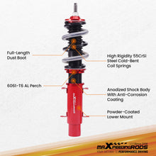 Load image into Gallery viewer, Coilovers Suspension Springs Kit compatible for VW Volkswagen Golf Jetta MK4 1997-2006