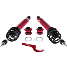 Laad de afbeelding in de galerijviewer, 2x Adjustable Height Achter Shocks Schroefset geschikt voor Holden Commodore VT VX VY VZ 97-06 Lowering Kit