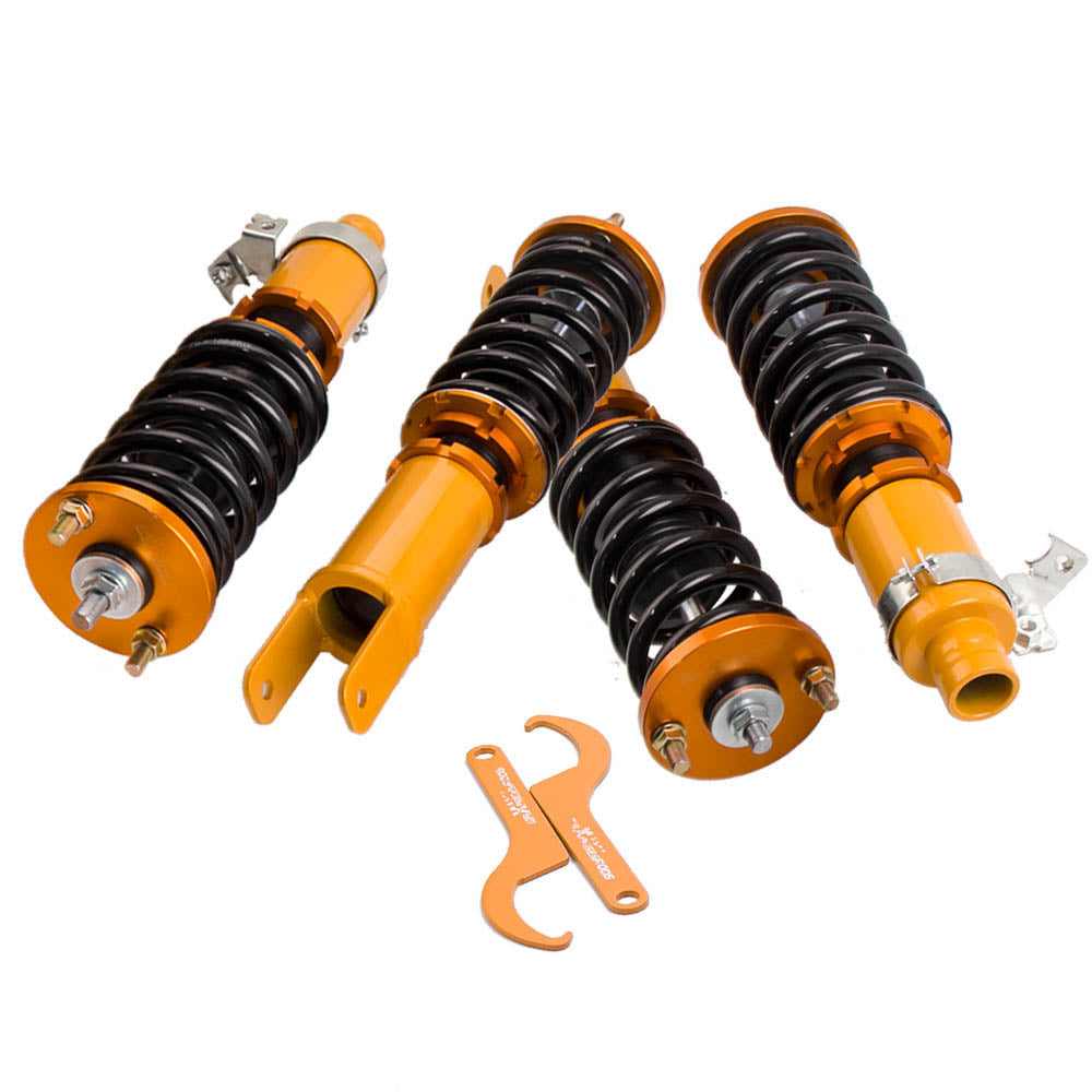Maxpeedingrods - Kits de descenso de suspensión con coilover completo compatible for Acura Integra 1990 -1993 DA DB