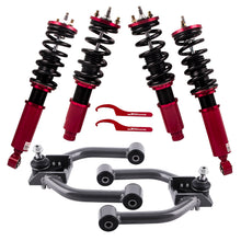 Laad de afbeelding in de galerijviewer, Gewindefahrwerk Dämpfung einstellbar+ 2x Querlenker compatible for Honda CR-V CRV 1996-2001