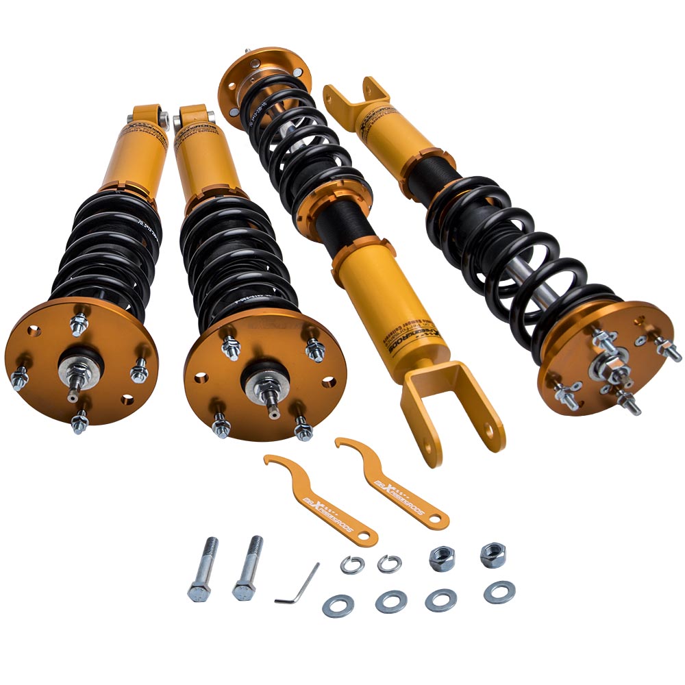 Tuning Schroefsets Ophanging Set Kit geschikt voor Jaguar XF 2007-2015 Adjust Height Shocks Lowering Kit