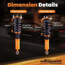 Load image into Gallery viewer, Coilover Coilovers Suspension KIT compatible for TOYOTA CELSIOR XF10 compatible for Lexus LS400 1990-1994