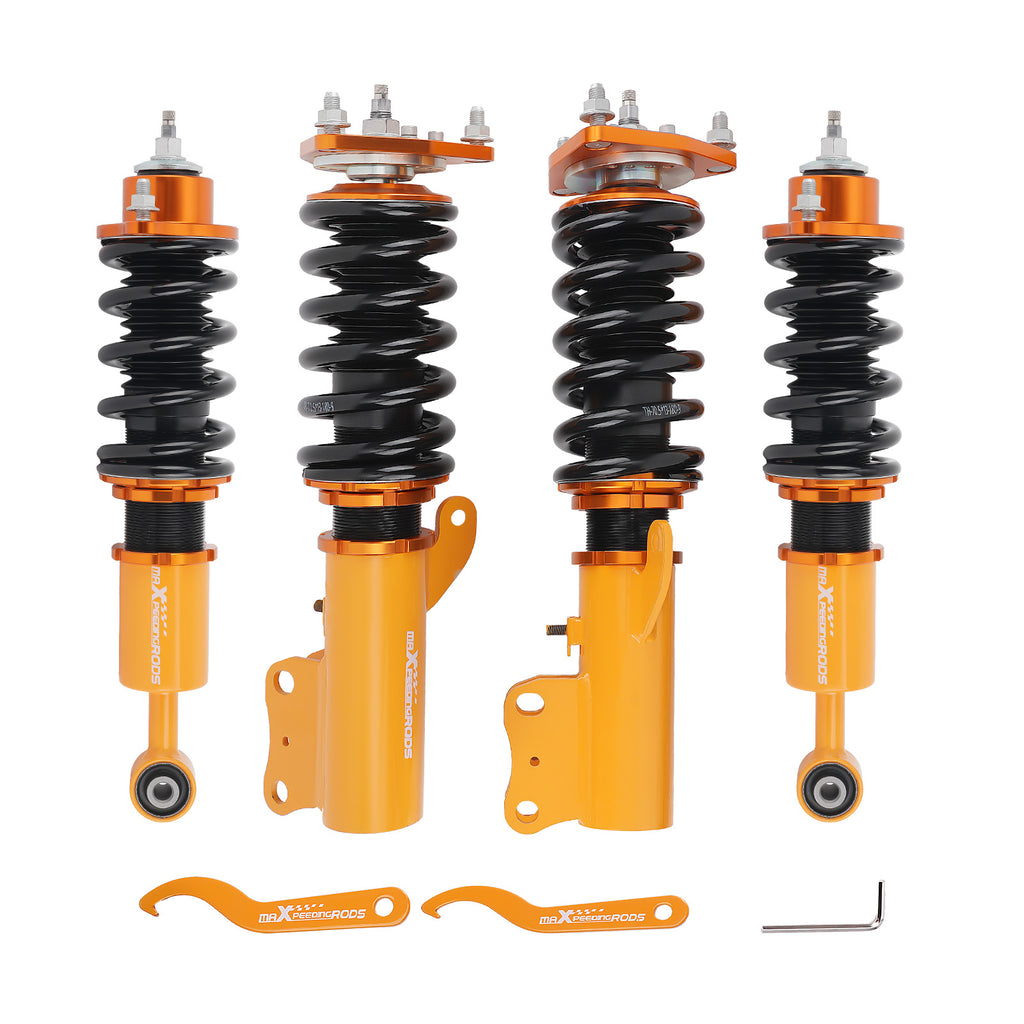 Schroefset Lowering Kit geschikt voor Mitsubishi Lancer 2008-2016 Adjustable Damper(Set of 4)