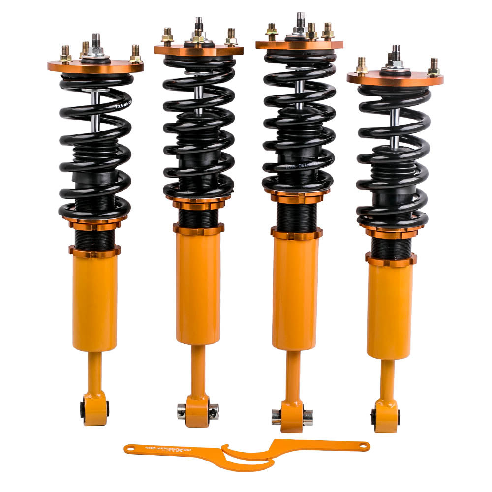 Schroefset Lowering Kit geschikt voor Lexus IS350 IS250 2006 2007 2008 2009 2010 2011 2012 Set of 4