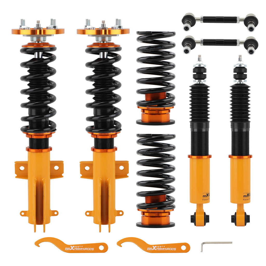 geschikt voor Ford Mustang 4th 24 Steps Adjustable Damper 05-14 Schroefsets Ophanging KitsLowering Kit