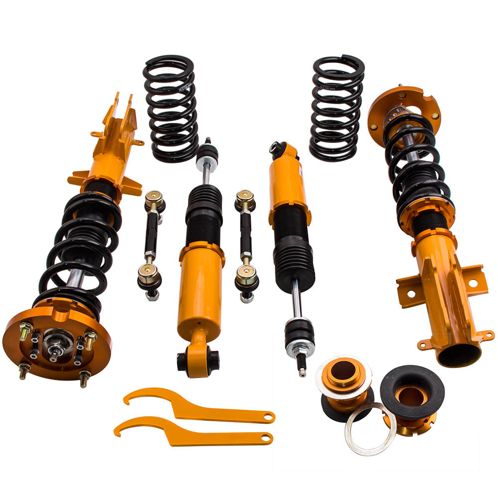 24 Maneras Ajustable Amortiguador Kit de suspensión compatible for Ford Mustang 2005-2014