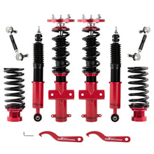 Laad de afbeelding in de galerijviewer, 2005 - 2014 geschikt voor Ford Mustang 24 Ways Adjustable Damper Ophanging Kit Schroefsets Lowering Kit