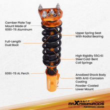 Load image into Gallery viewer, Coilovers Kits compatible for Ford Mustang GT 4.6L 4th 94-04 Adj. HeightMounts Shocks 1999