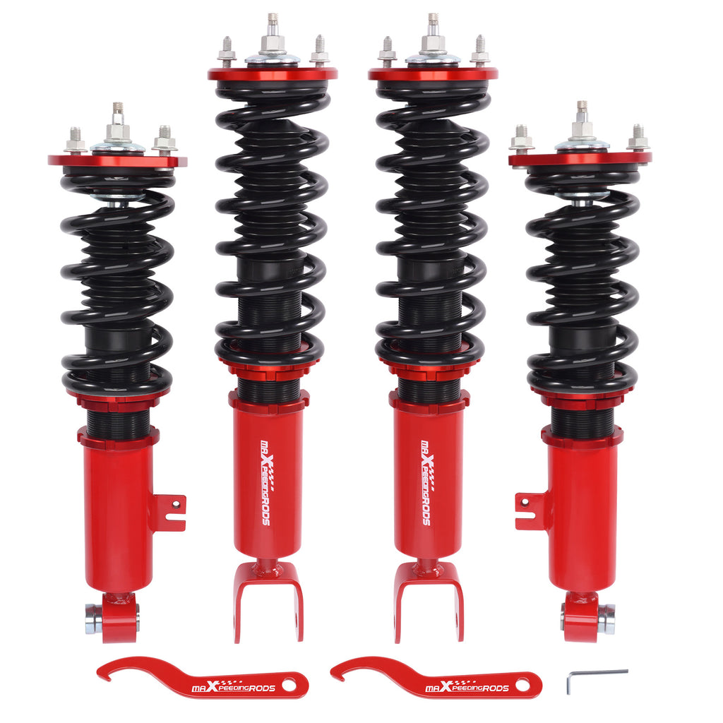 geschikt voor Nissan Fairldy Z 300ZX Z32 1990-1996 Shocks Adjustable Damper 4pcs Schroefsets Lowering Kit