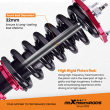 Laad de afbeelding in de galerijviewer, Coilovers Suspension 24 Way Adjustable Damper compatible for NISSAN 370Z Z34 compatible for INFINITI G37