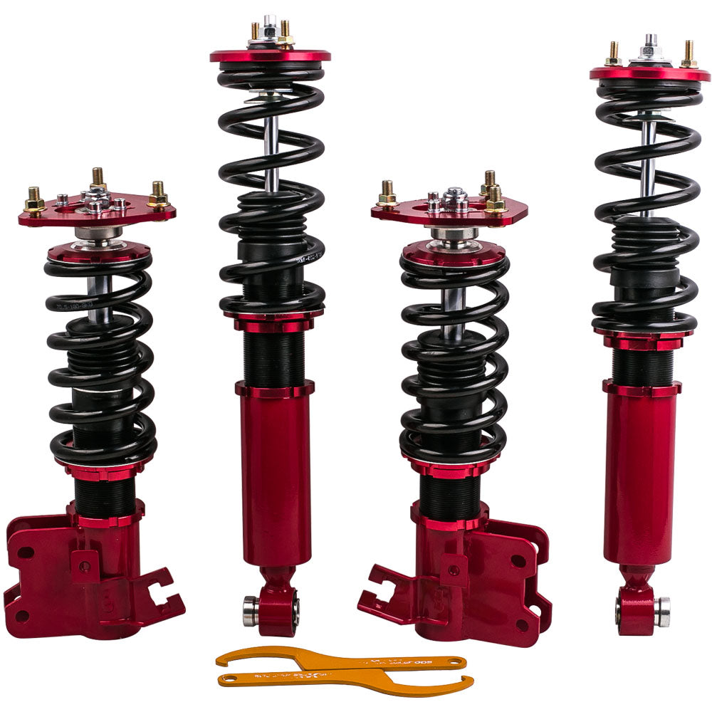 Coilover delantero y trasero Suspensión Amortiguador compatible for Nissan S13 200SX 240SX Silva