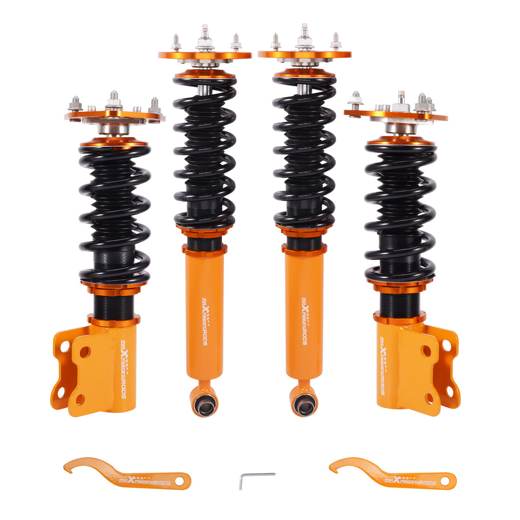 geschikt voor Nissan S14 200SX 240SX Silvia 1994 - 1998 4pcs 24 Ways Adjustable Schroefset Ophanging Kit Lowering Kit