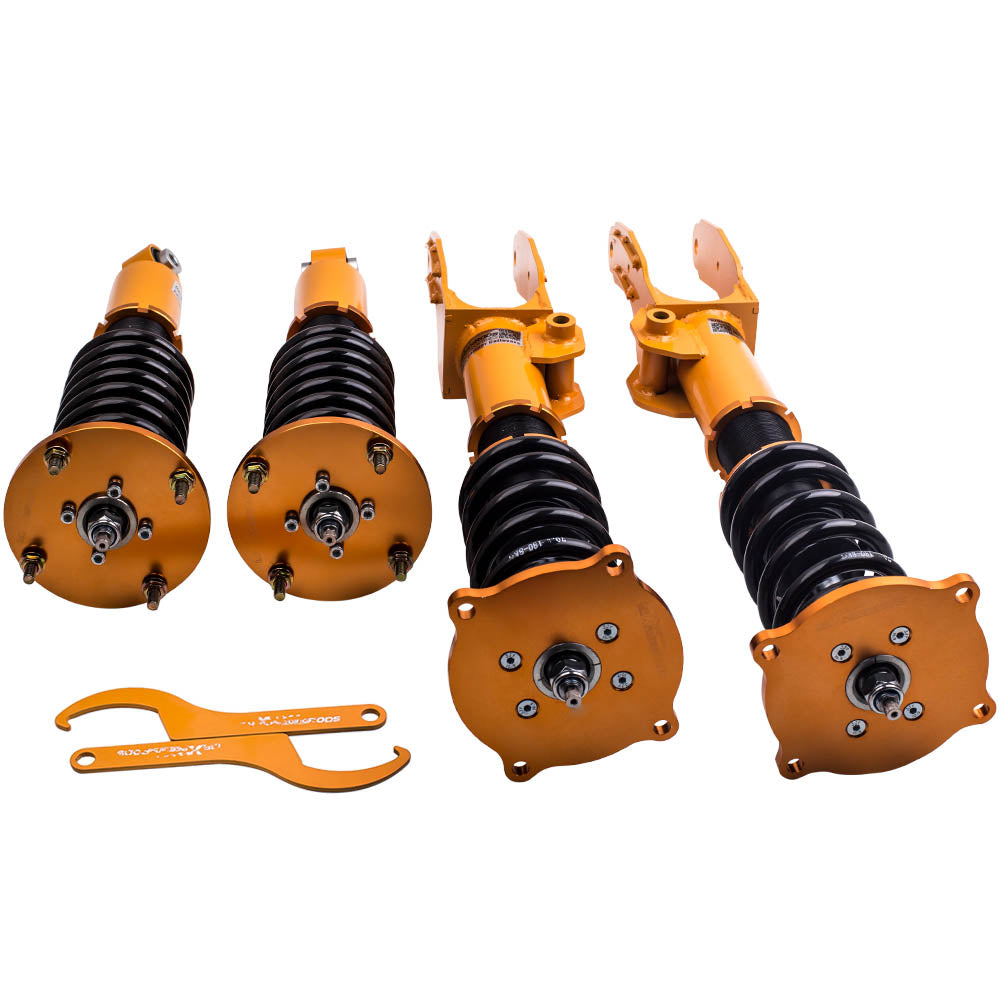 geschikt voor Porsche Cayenne 2002-2010 24 Adjustable Damper Shocks Complete Schroefsets Kit Lowering Kit