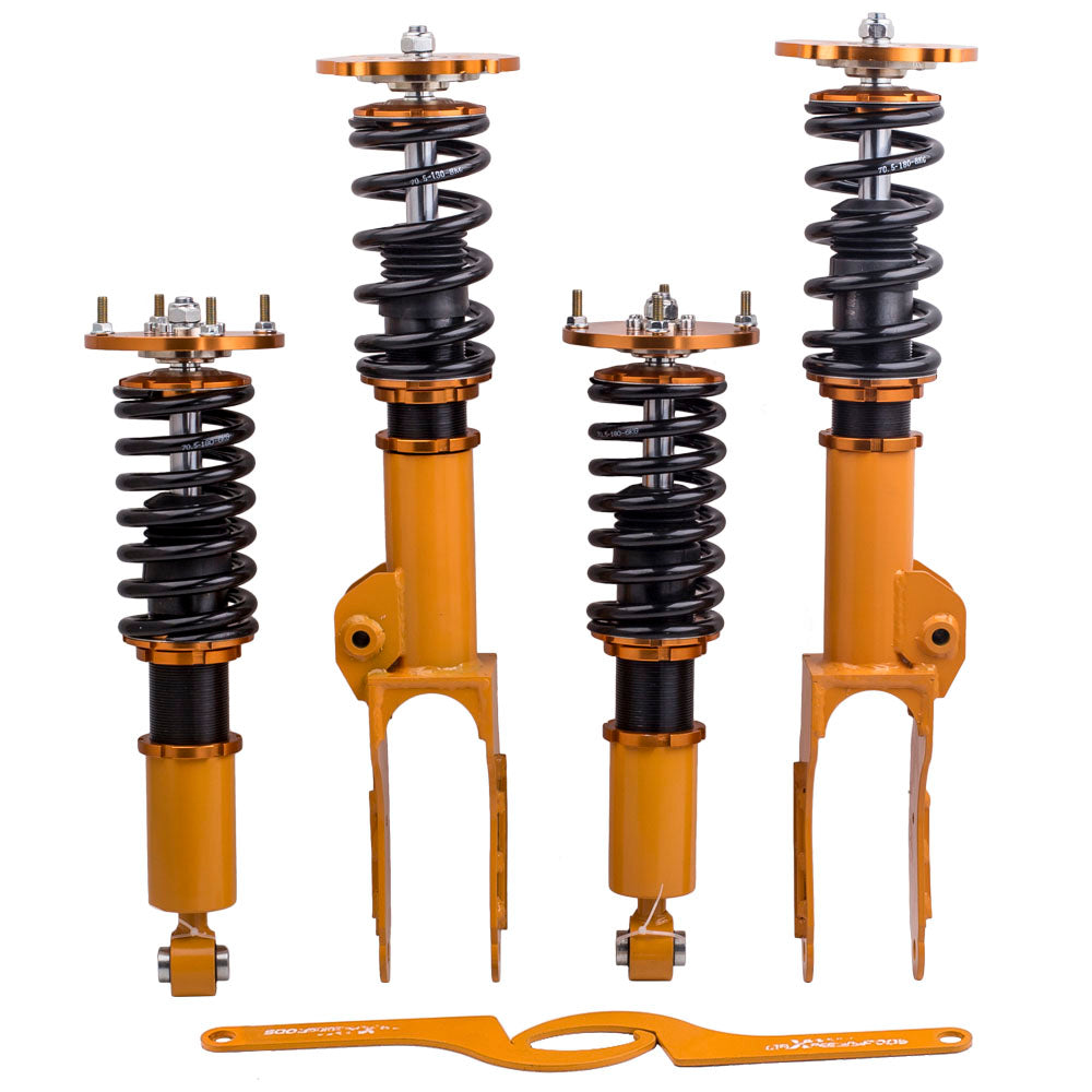 Schroefsets Kits geschikt voor Porsche Cayenne 2002-2010 9PA Adjustable Height Shocks Struts Lowering Kit