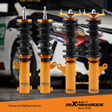 Laad de afbeelding in de galerijviewer, Coilovers Kit compatible for Hyundai Tiburon SE Coupe 2005-2008 Adj. Height Shocks Struts lowering kit
